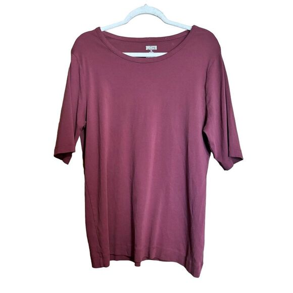 Duluth Trading Co Top Womens Extra Large XL Cotton Crewneck Tee Blouse - Picture 1 of 7